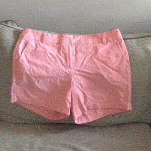 Adorable Pink J. Crew Broadcloth Shorts